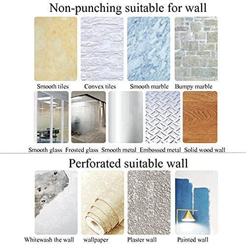 Percha de Toalla sin Toalla de Toalla de Toallas Soporte para Toallas de Doble Polo de Cobre Auto Adhesivo para baño de Cocina para baño de Cocina LWX