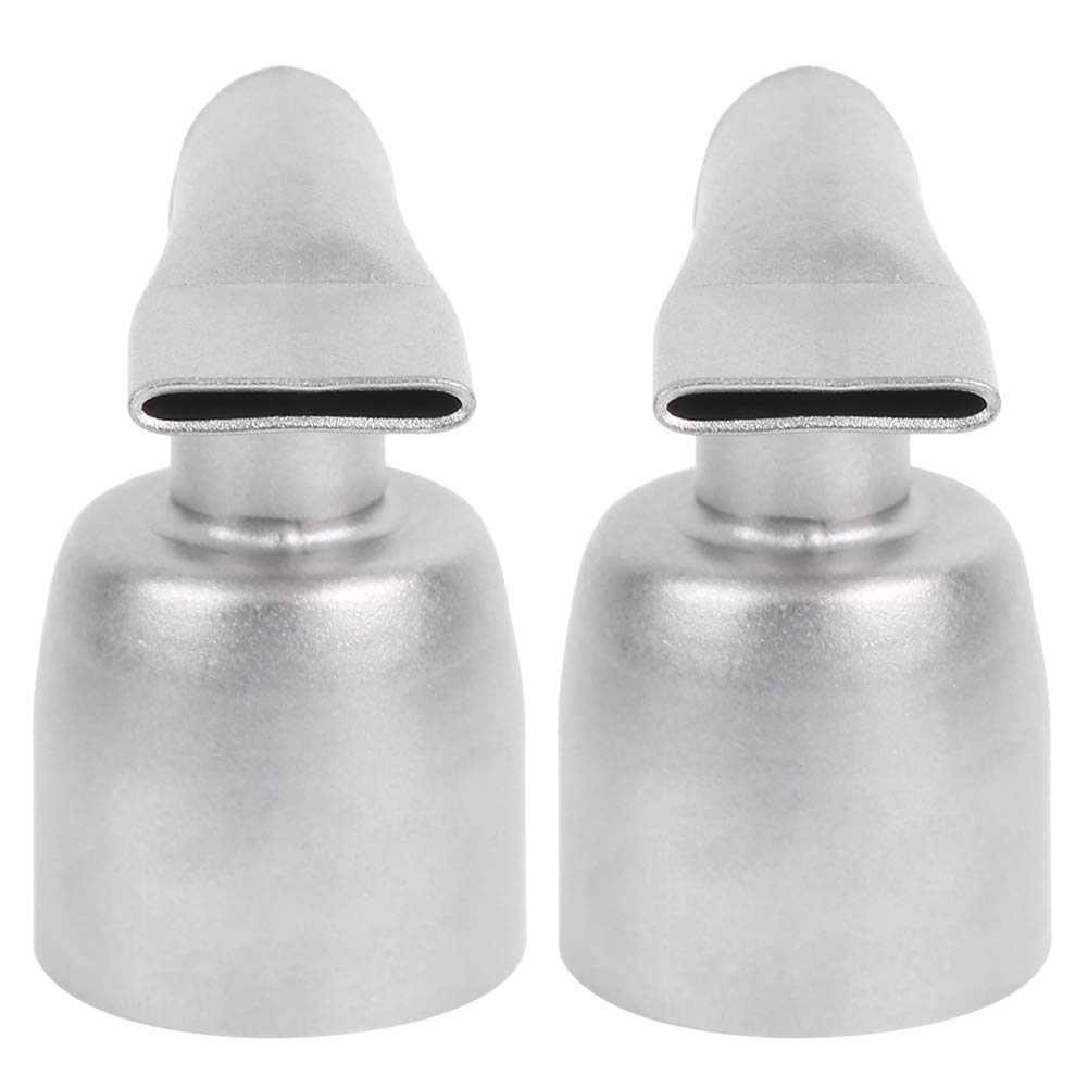 2 Sztuk 20mm 90 Stopni Kątowa Dysza Spawalnicza Hot Wiatrówka Dysza Spawalnicza Akcesoria Leister 40mm Dysza 90 11 * 10 * 5