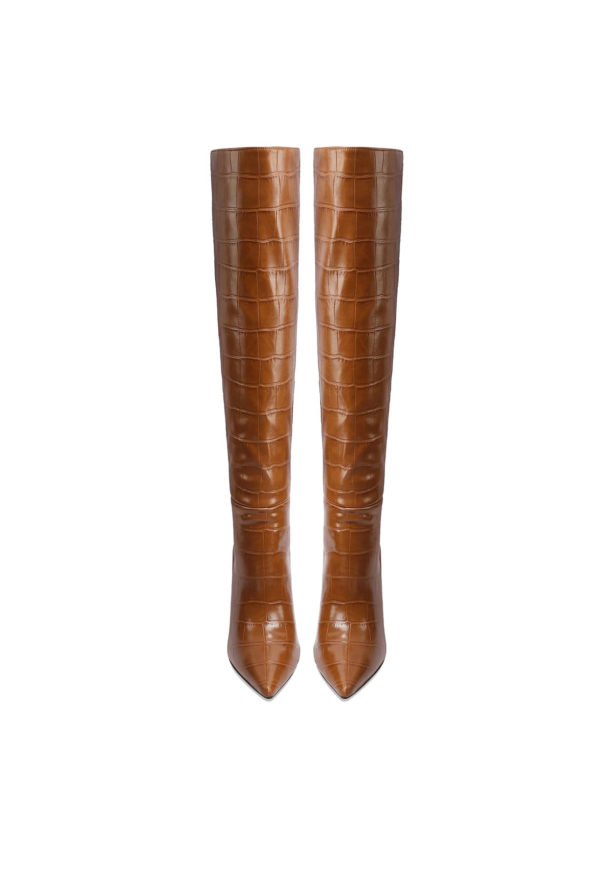 QUEEN HELENA Stivali Alti al Ginocchio con Tacco a Spillo Casual Eleganti Donna K3977