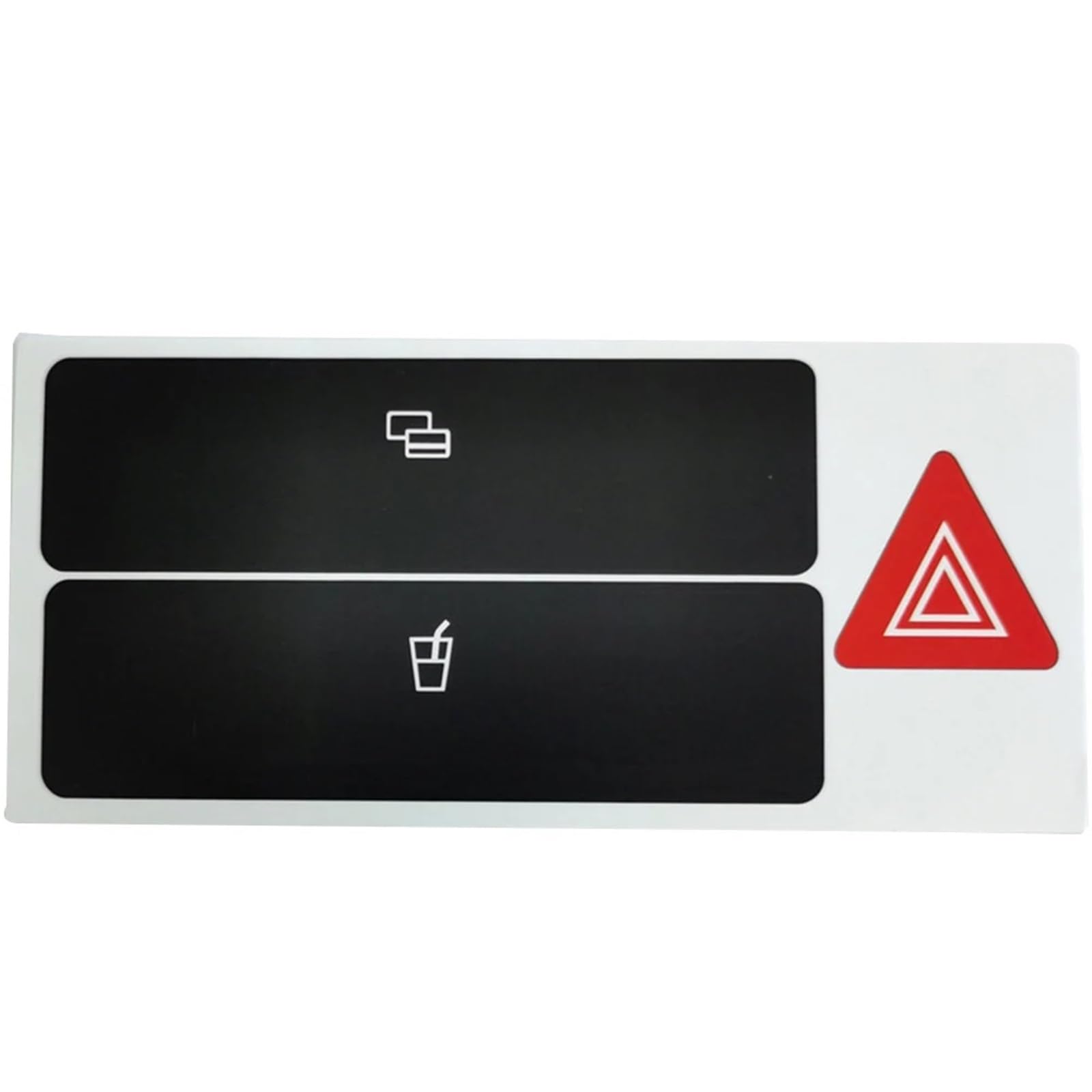 Wsbojxth One Color Repair Patch Compatible With A6 C5 1998-2004 Car Interior Switch Knob Repair Sticker(Type A)