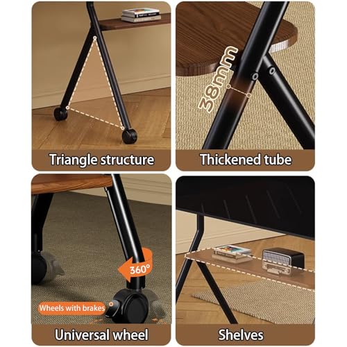 Soporte móvil para TV con ruedas, altura ajustable miniatura 6