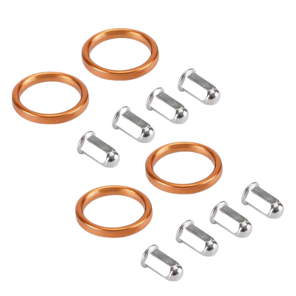 Juntas de escape y tuercas ciegas compatibles con CB500 CB550 VF500 VF700 VF750 VFR750 VFR800