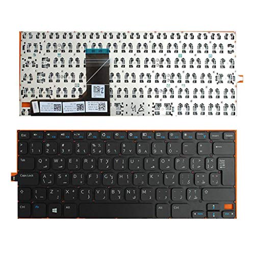 gazechimp Novo Teclado de Laptop árabe Peça de Reparo Preto para