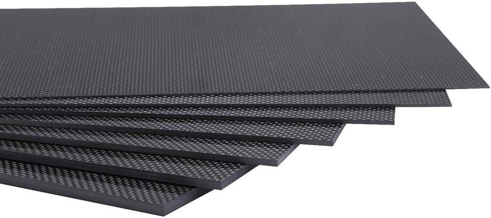 200X300X1.5MM 100% 3K Plain Weave Carbon Fiber Sheet Laminate Plate Panel