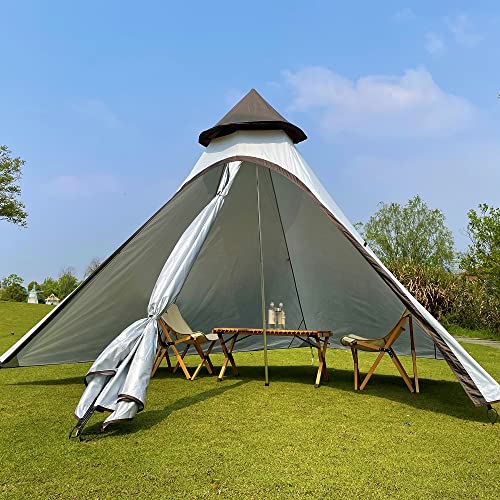 Carpa impermeable para camping tipo Tipi 2-4 personas miniatura 4