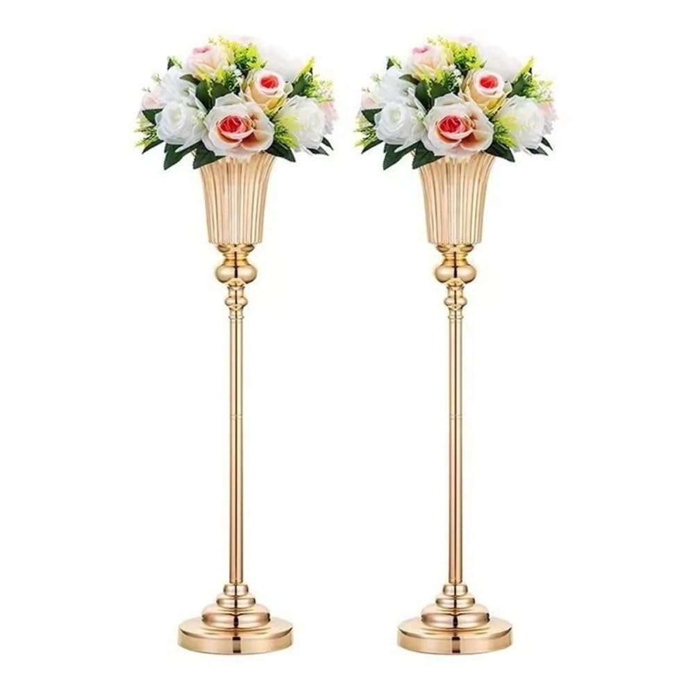 Hndhbfgrt Metal Flower Vase Metal Flower Arrangement Artificial Flower Vase Table Flower Vase Home Decoration