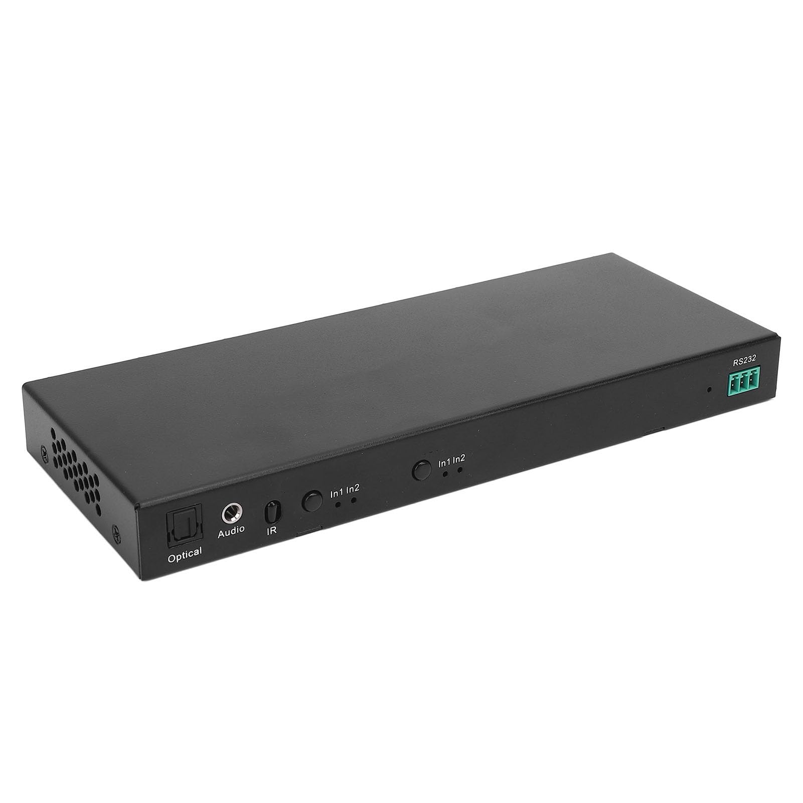 Switch HDMI 2x2 2 in 2 Out 4K 30Hz HDMI Splitter, Switcher HDMI 2x2 con Telecomando, Switcher Interfaccia Multimediale HDMI HD per TV PC (EU)