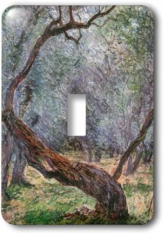 3dRose lsp_126609_1 Study of Olive Trees by Claude Monet, 1884 Light Switch Cover image 2