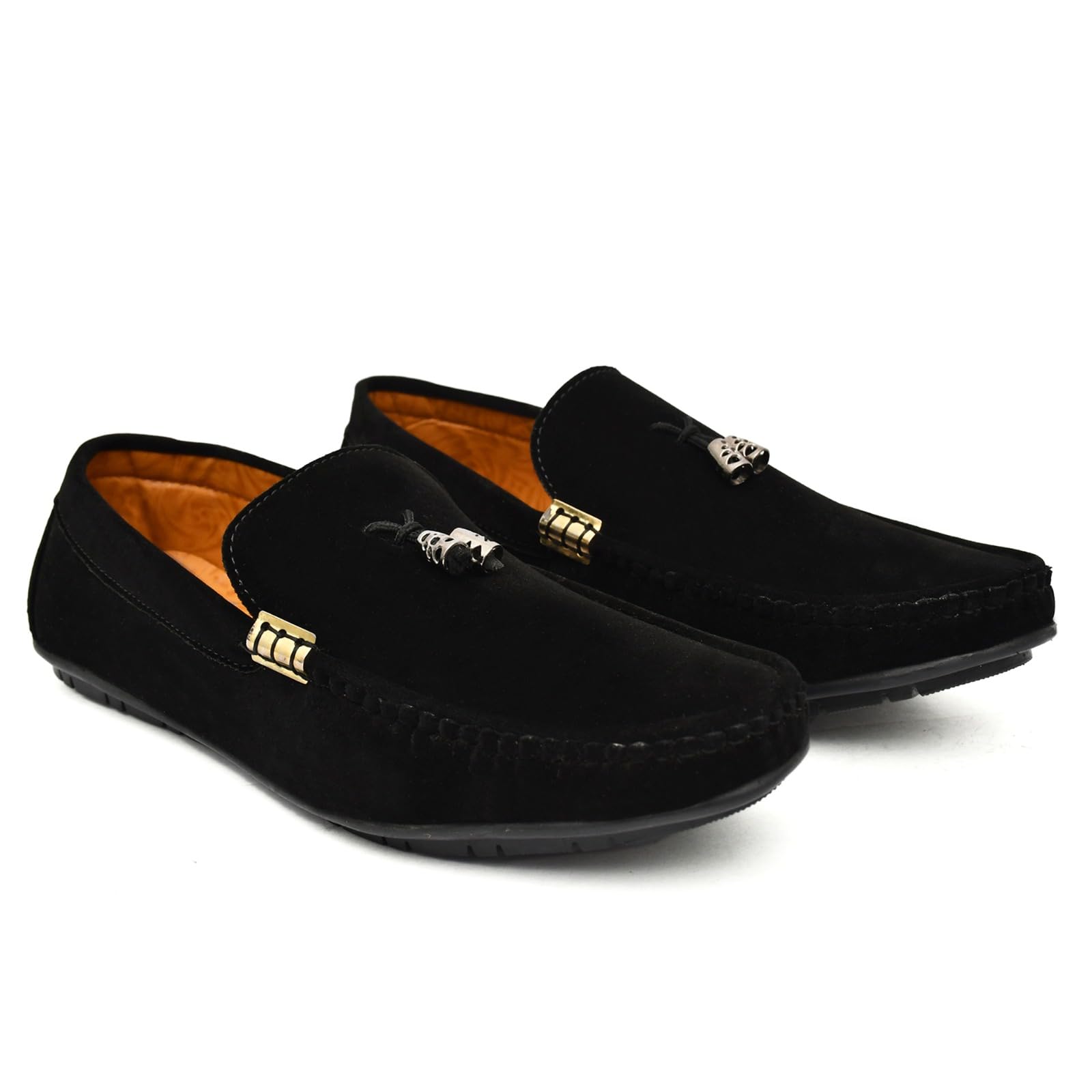 CHILWELL Velvet Loafer Light Weight Black Color Loafer Shoes for Men Stylish Shoes for All Seasons. (numeric_7) (B0CFH51YJR) Amazon Price History, Amazon Price Tracker
