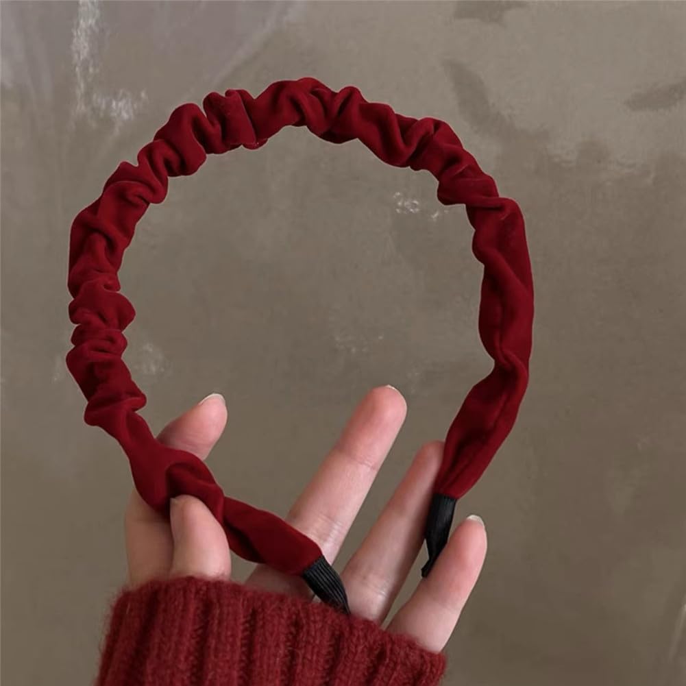 Velvet Headband for Women Soft Headbands No Slip Headband Vintage Women Holiday Headband Non Slip Hair Accesorries Gifts for Women Girls - Image 2