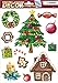 Produktbild HERMA 15114 Fensterbilder "Weihnachtszeit", wiederverwendbar, selbstklebende Fenstersticker aus Folie für Kinderzimmer und Fensterdeko, 12 Fensteraufkleber für Kinder