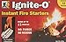 Ignite-O Creosote Sweeping Log FS855-24 Instant Fire Starter, 12-Packets, Brown/A