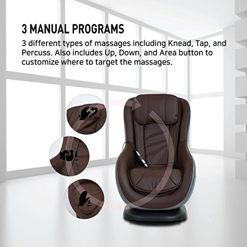 Kahuna Massage Chair - [Cm] Compact Massage Chair Hani-3200 – Classic L-Track Mini Massage Chair With Ottoman #TOP5