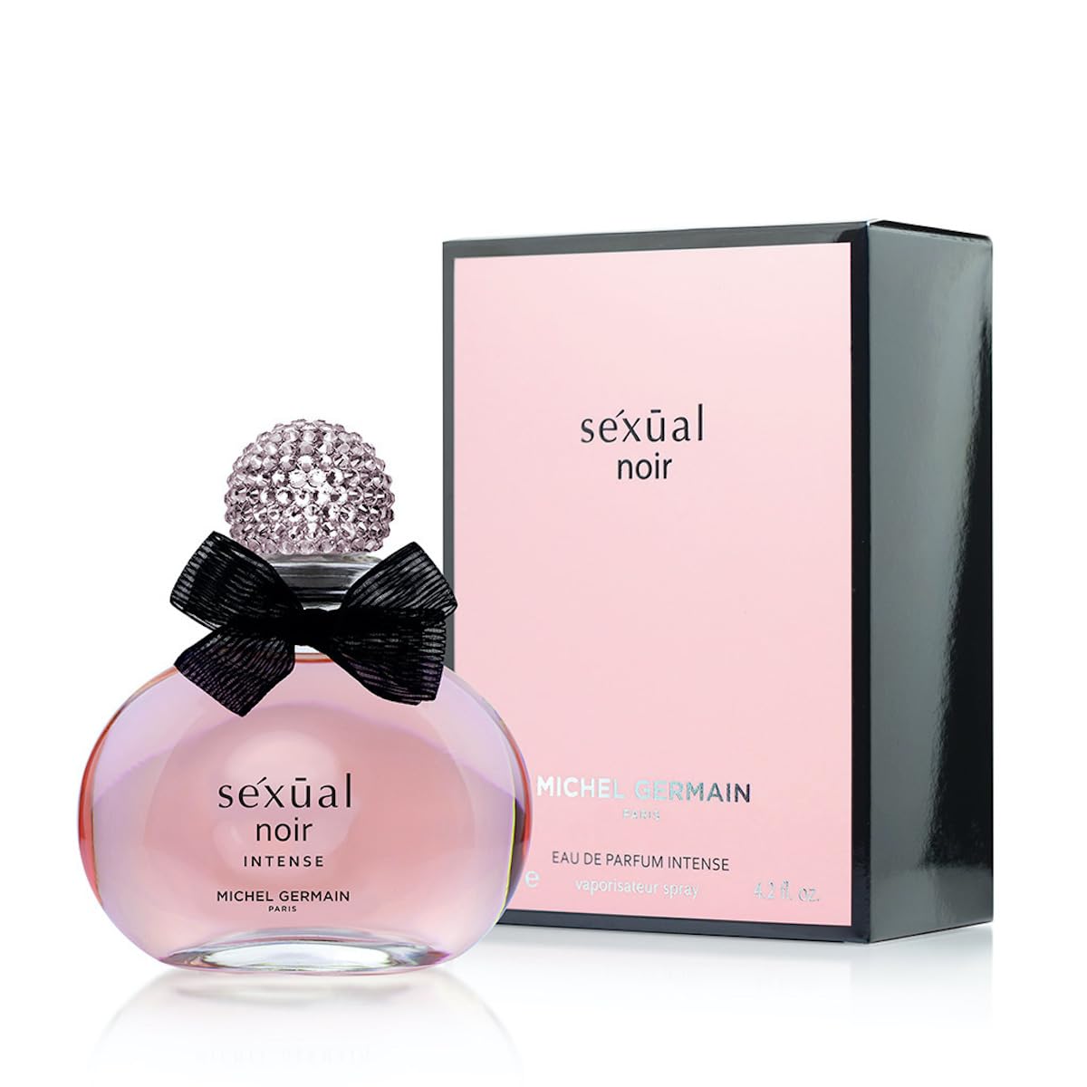 Michel Germain Sexual Noir Intense - Floriental Perfume for Women - Notes of Strawberries, Sweet Pea and Sandalwood - Enriched with Natural Oils - Suitable for any Occasion - 125 ml EDP Spray