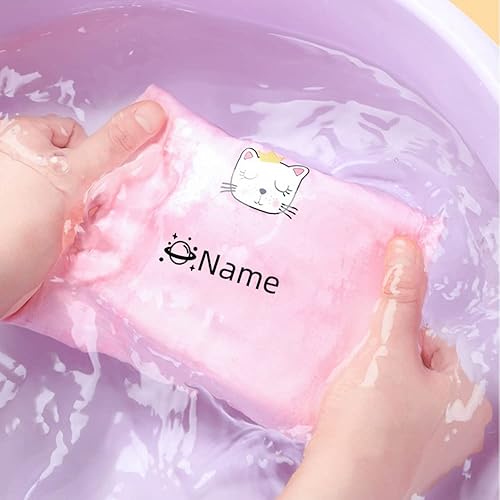 Miniatura 4 de jifu Sello personal con nombre personalizado, con tinta propia, sello de nombre personalizado para ropa de niños, sellos de firma personalizados