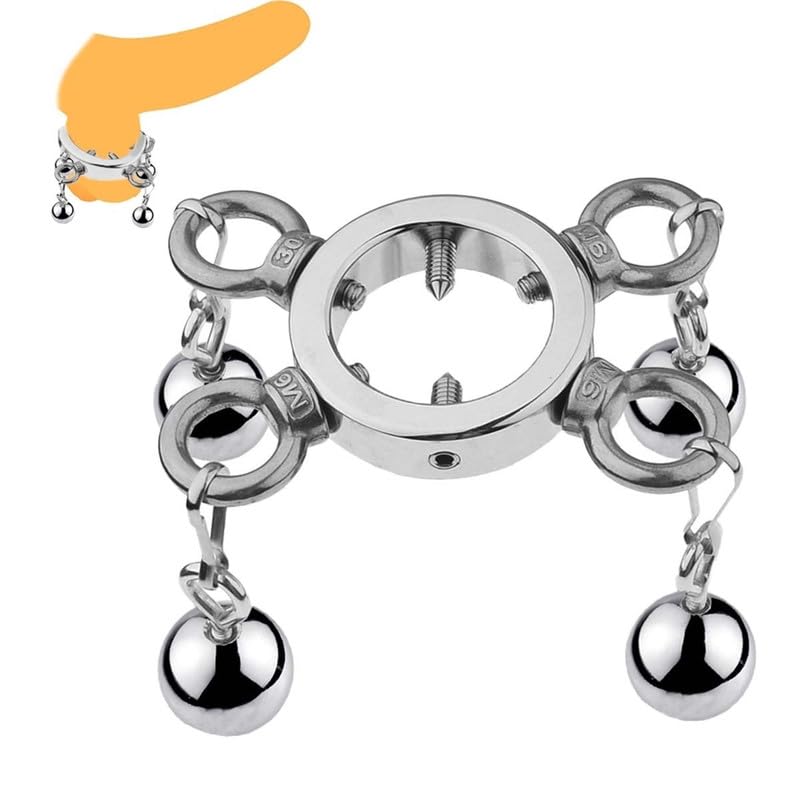 Anillo de ejercicio de acero inoxidable de 40 mm para rutinas de fuerza