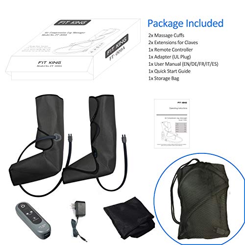 FIT KING Leg Air Massager for Circulation and Relaxation FIT KING Leg Air Massager for Circulation and Relaxation