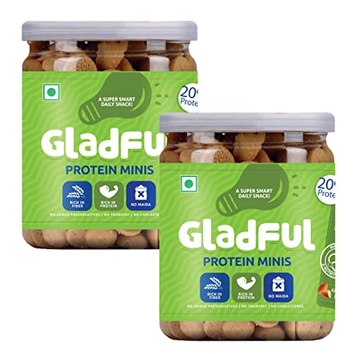 Gladful Almondy Protein Mini Cookies/ Biscuit For Kids And Families, Tasty & Healthy Daily Snack, No Maida, No…