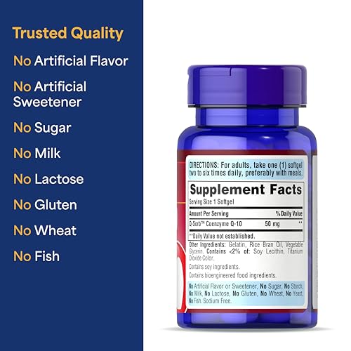 Puritan's Pride Coenzyme Q10 50mg