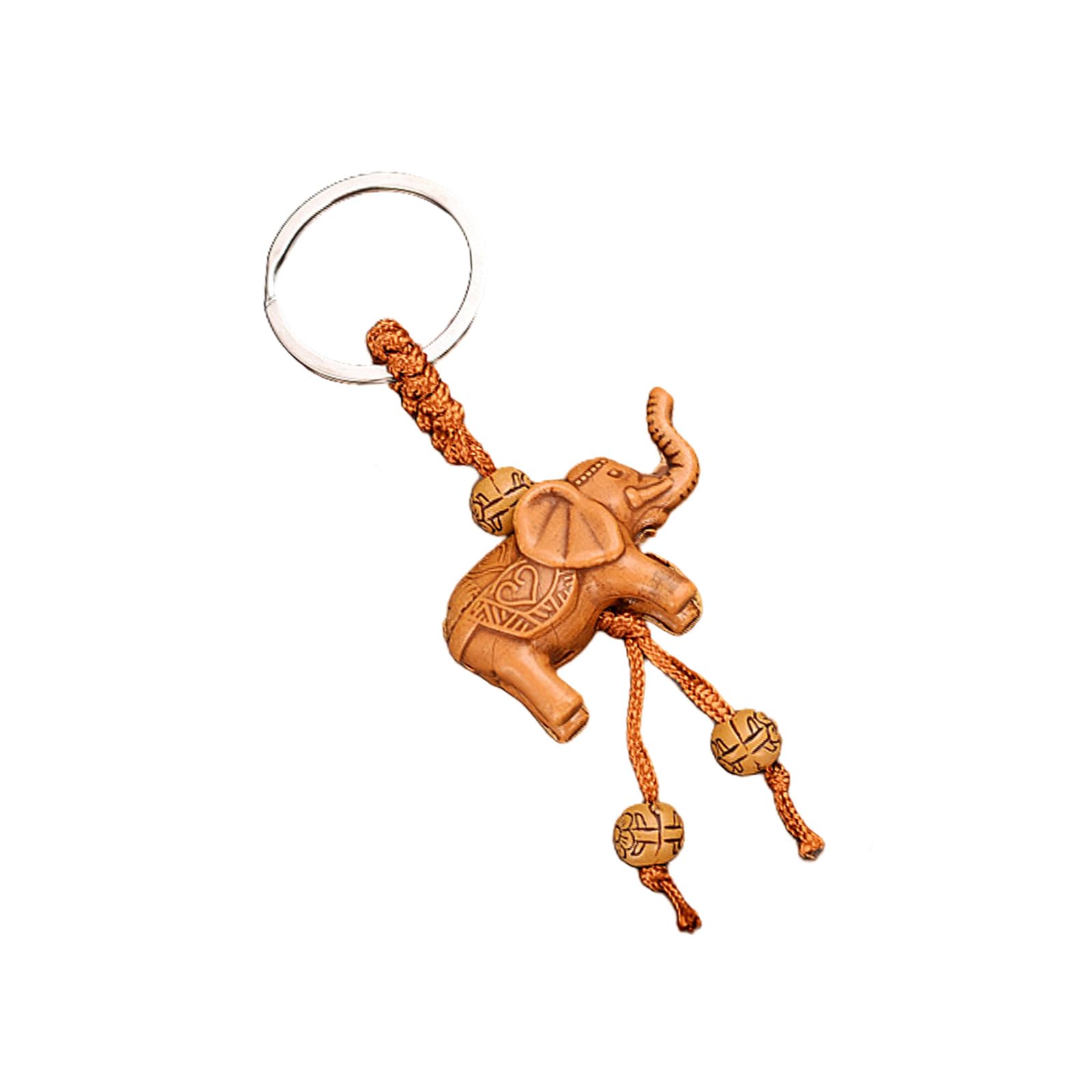 Piceioep Unisex Multicolor Creative Elephant Keychain Pendant Resin Animal Charm Bag Hanging Decoration Accessory For Keys Bags Gifts Stylish Resin Keychain Accessory