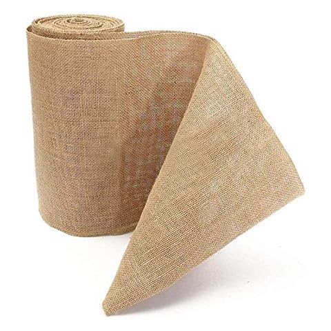 Time to Sparkle 30cmx10M Hessian Roll Table Runner Rustic Burlap Fabric Sewed Edge Vintage Shabby Chic Cover