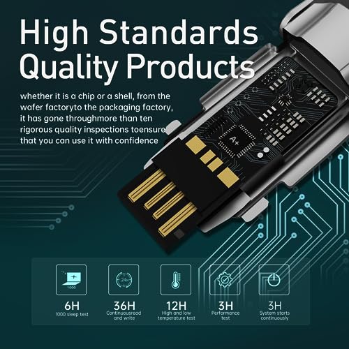 Image of MOVE SPEED 2TB Solid State Flash Drive 550MB /s High Speed Type C + USB 3.2 Drive Dual Port, Thumb Drive Compatible with iPhone 15, 16 Series /Android Phone /MacBook /Audio /Smart TV
