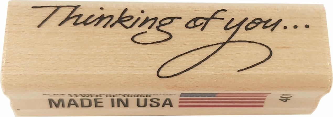 Stamps by Impression Thinking of You Rubber Stamp - 2-1/8"