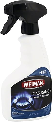 Weiman Limpiador de rango de gas, 12 onzas, 6 por caja.