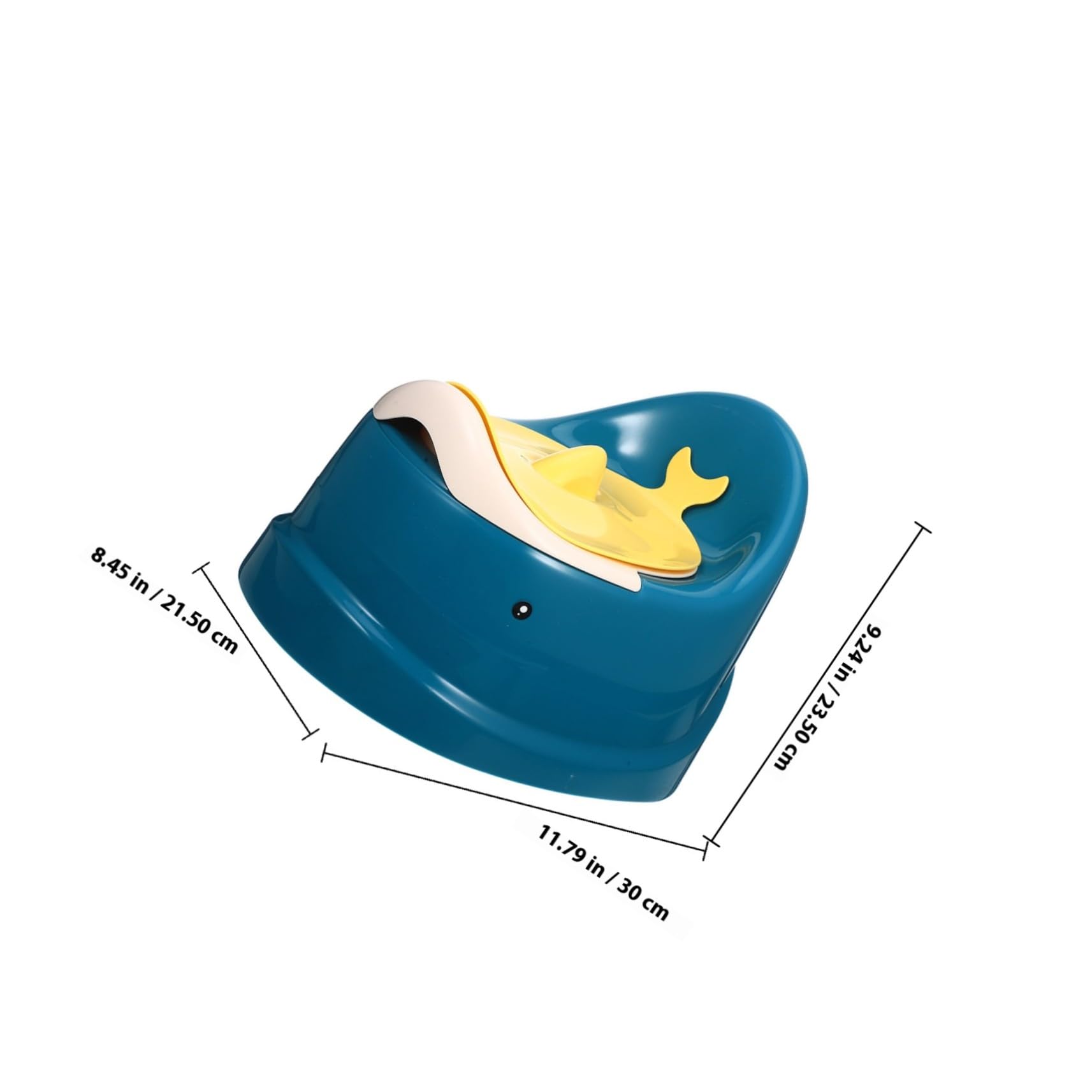 NOLITOY Vasino per Bambini Portatile in Pp Blu per Casa e Viaggio, Sedile Ergonomico per Addestramento al Vasino e Sviluppo Dell'autonomia dei Piccoli