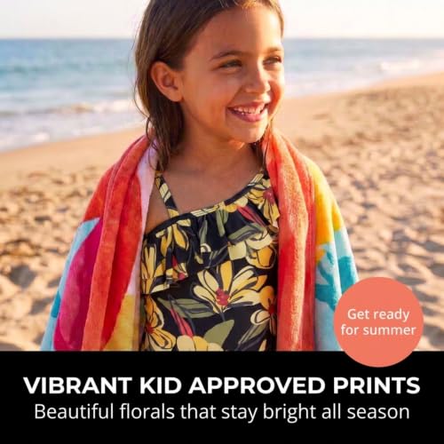 Image of Kanu Surf Girls Morgan Floral Ruffle 1-Shoulder 1-piece Swimsuit
