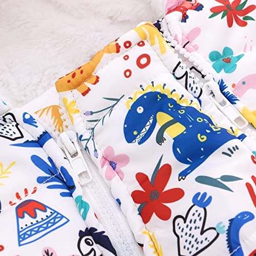 famuka Warm Baby Winter Clothes Hooded Snowsuit Outerwear Onesie with Gloves3