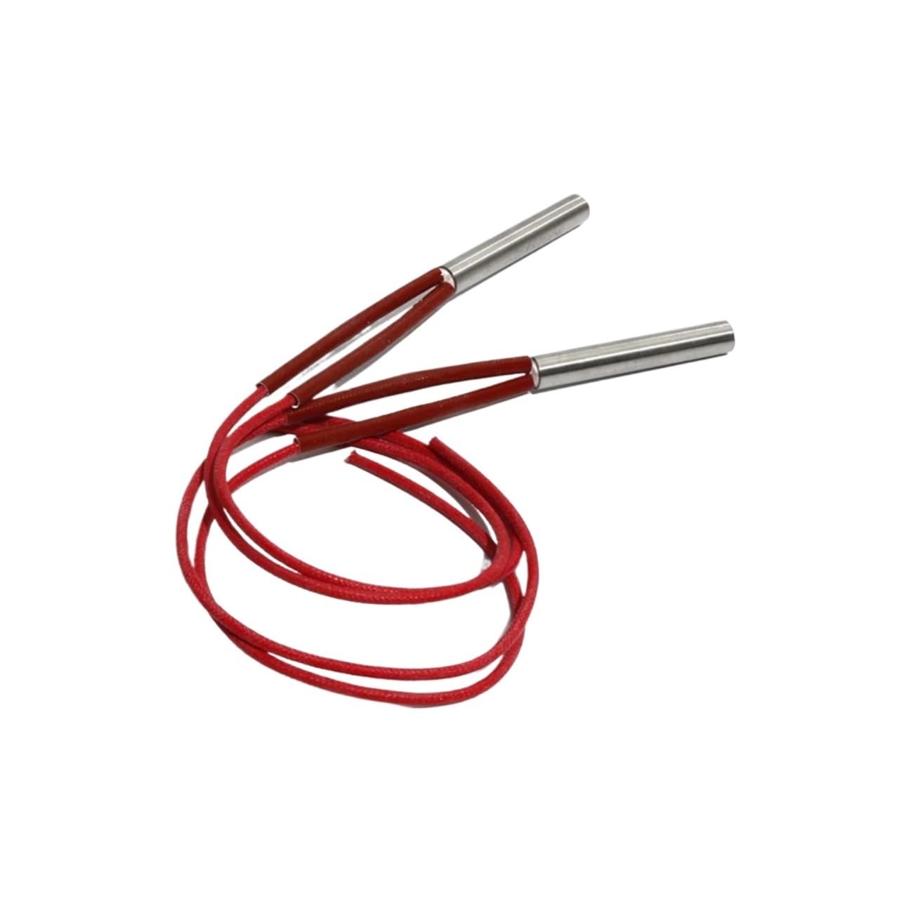 2 szt. 6 mm 30-70 mm SUS elektryczne grzejniki do rur grzewczych 110/220/380 V pręt rurowy 50/80/90/100 W (110 V, 201SUS 50 W 6 x 40 mm)
