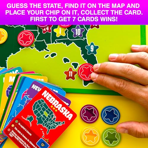 QUOKKA Juego de mesa States of America para niños 8-12 años miniatura 4