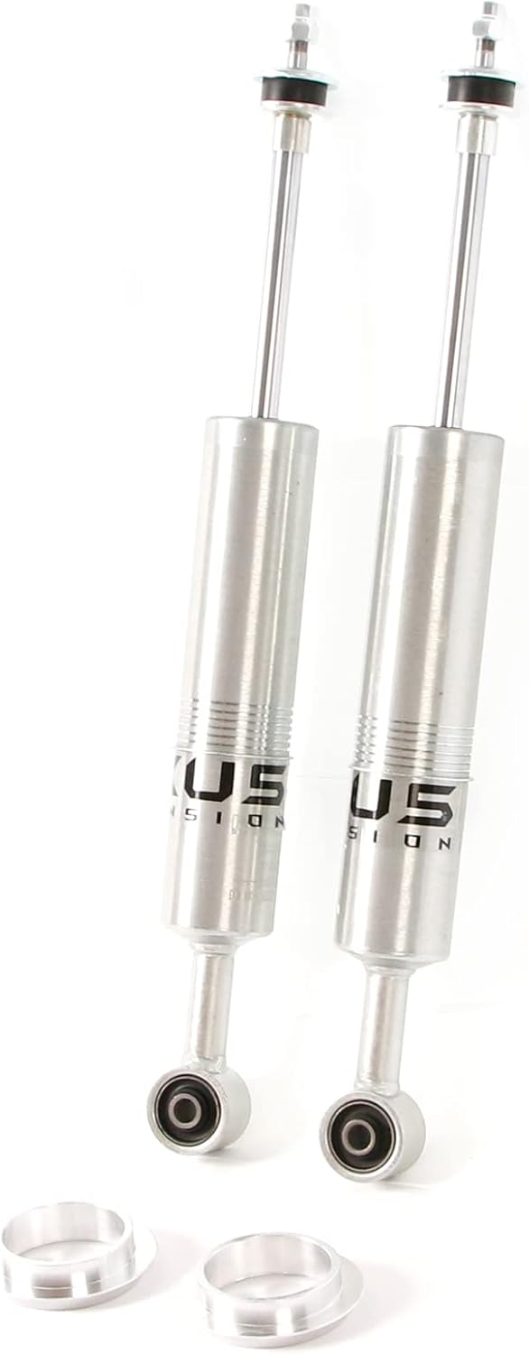 Front Struts for 0-2.75 Inch Adjustable Suspension Lift Toyota 4Runner Tacoma 4x4 / 4x2 2010-2022,Front Coil Shock& Strut for Toyota 4Runner SR5 V6 1996-2002 | 60mm Pair 0-2.75" Height Adjustable Front Shocks