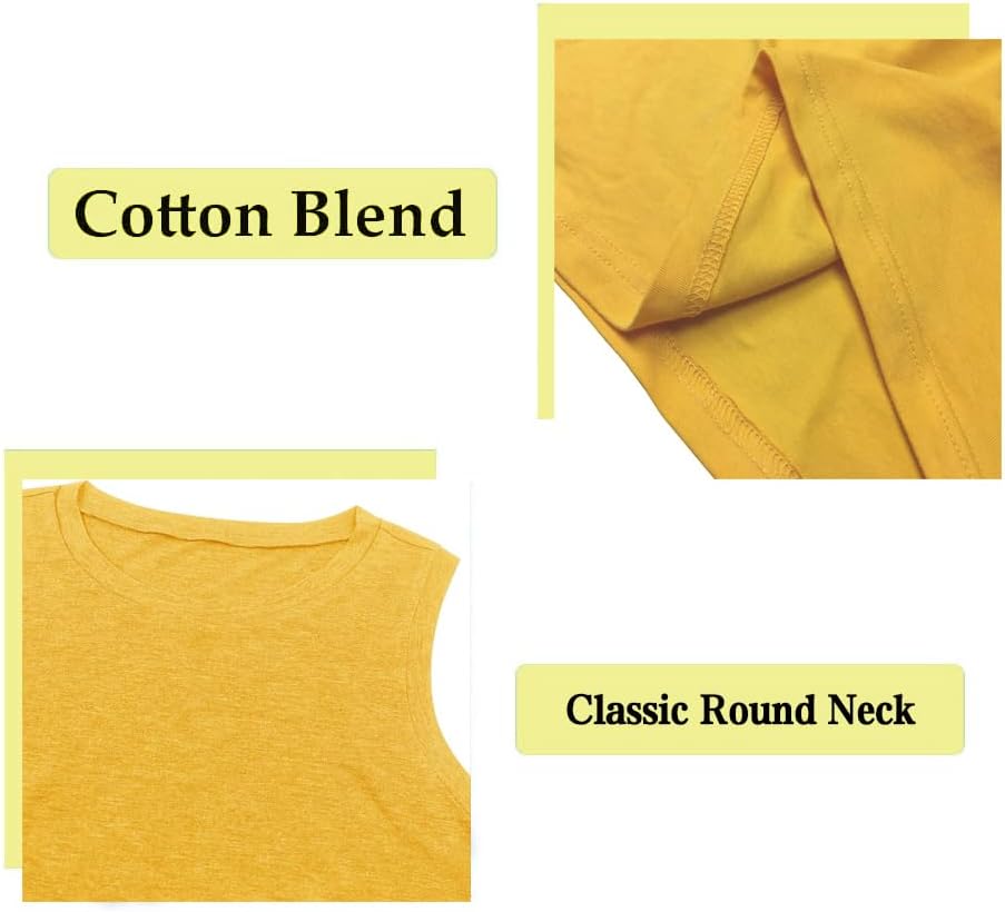 Summer Beach Tank Tops for Women Funny Cute Sunshine Coconut Tree Graphic Tee Shirt Hawaiian Family Vacation Tops - Image 5