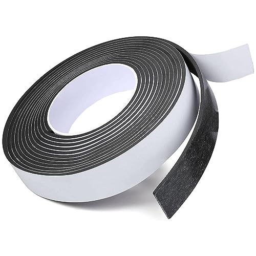 Image of CELLUX Single Side 3MM Thick High Density Self Adhesive Foam Seal Tape Weather Stripping Doors and Window Insulation Soundproofing- 24mm Width10 Meter Length