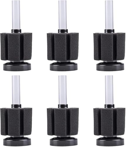 スポンジフィルター アクアリウム用 水槽 ろ過装置 6個セット