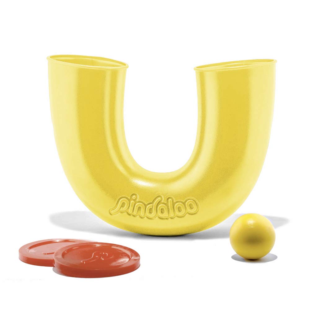 pindaloo Skill Toys Set, Fine Motor Skill Learning Toys, Fun Outdoor/Indoor Games for Kids, Teen & Adults of All Ages, Yellow