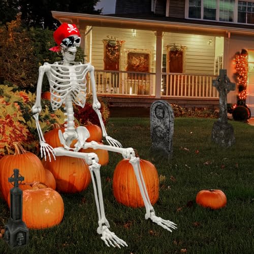 5.5 FT Skeleton Halloween Decor - image 3
