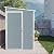 4×8 FT Resin Outdoor Storage Shed with Floor, Weather Resistant Tool Shed with Lockable Door, Air Vent and Windows, Garden Cabinet Organization for Patio Backyard Lawn, Gray