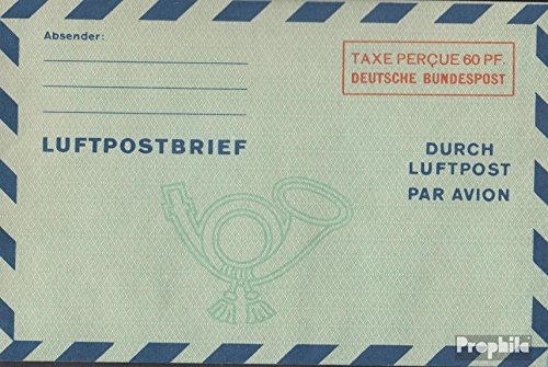 Faltbrief RFA LF5 courrier par avion de 1949 entier postal rare pour collectionneurs