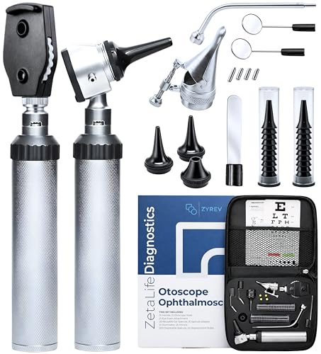 Zyrev Otoscope Oph Diagnostic Set - 36 Piece Medical...