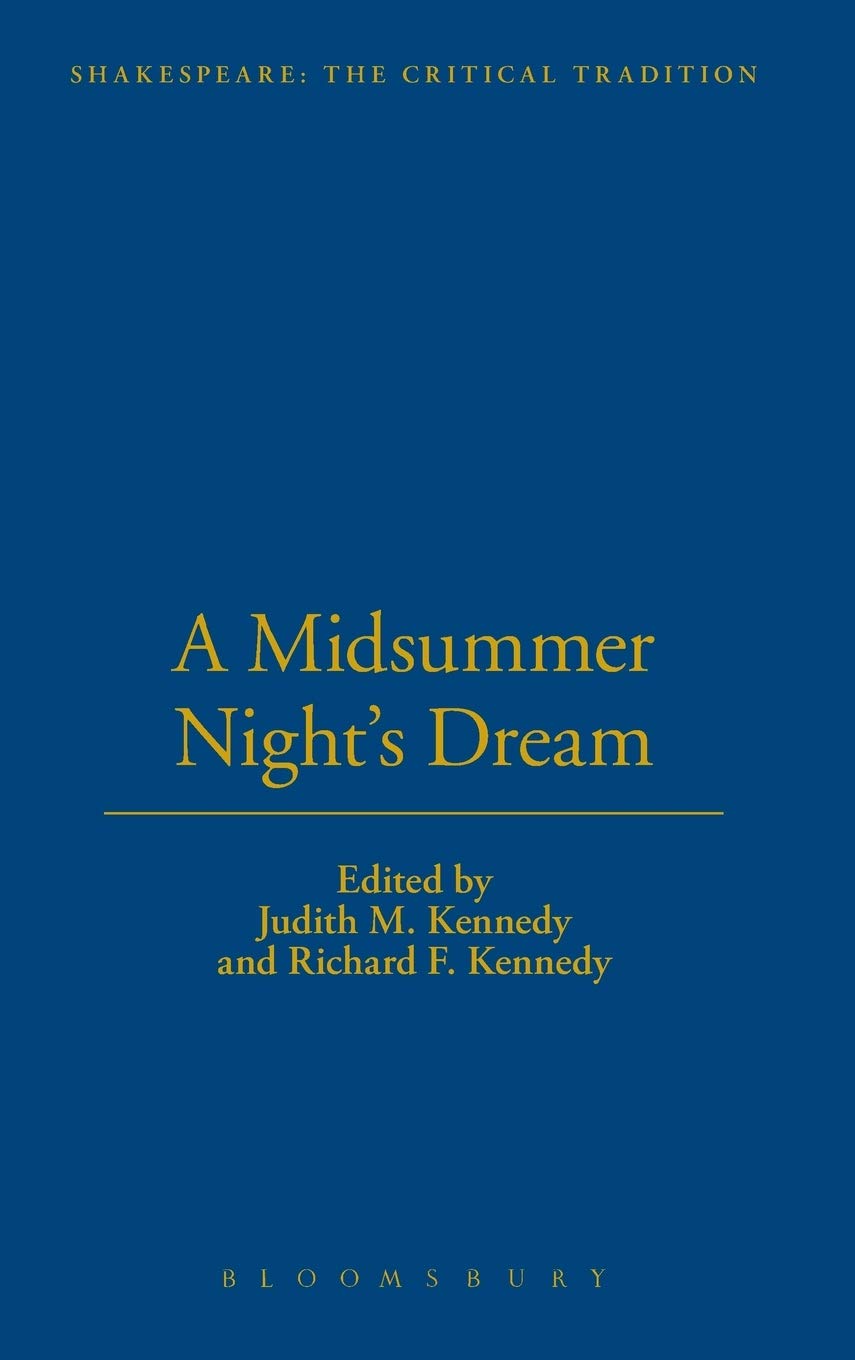 Buy A Midsummer Night's Dream: Shakespeare: The Critical Tradition, Volume 7 — BookShops.in