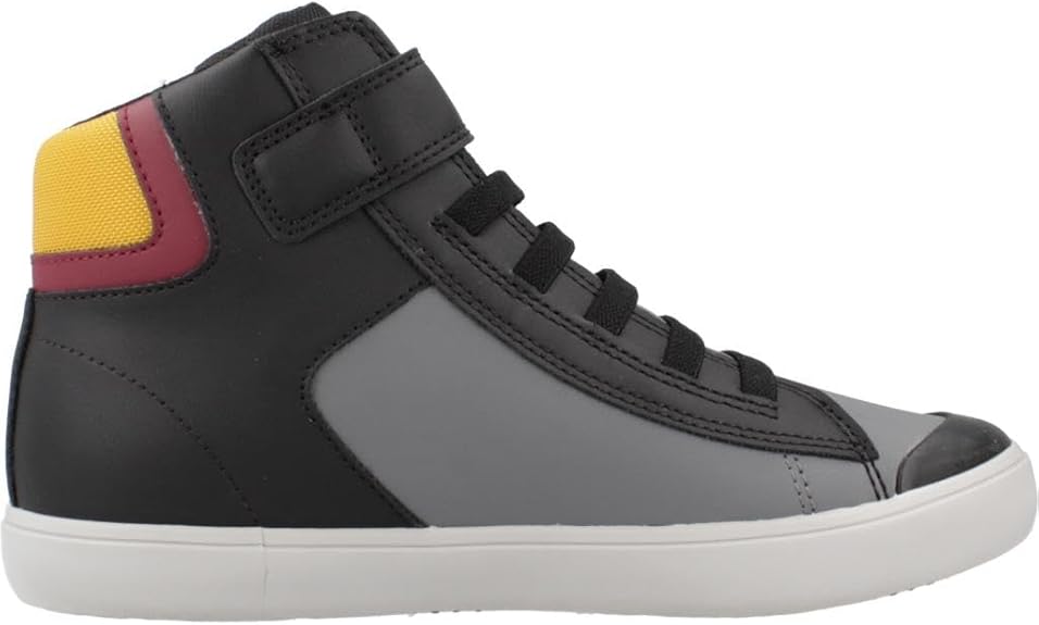 Geox J GISLI Boy A Basketbal, 35 EU, Zwart, 35 EU