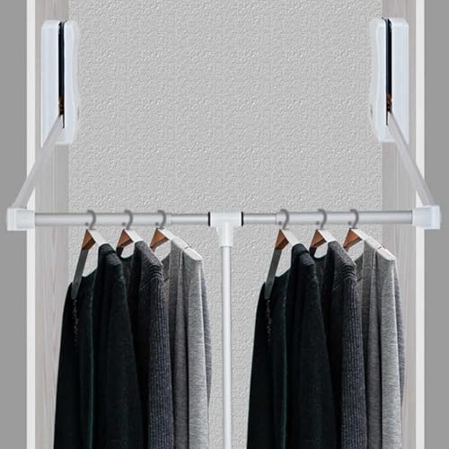 Tringle de penderie réglable pour optimiser un placard haut et nizer