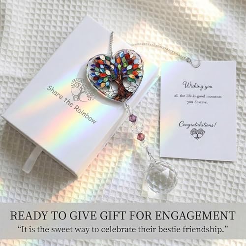 OneraOner Thank You Gifts for Women,Tree of Life Crystal Sun Catcher Gift - image 4