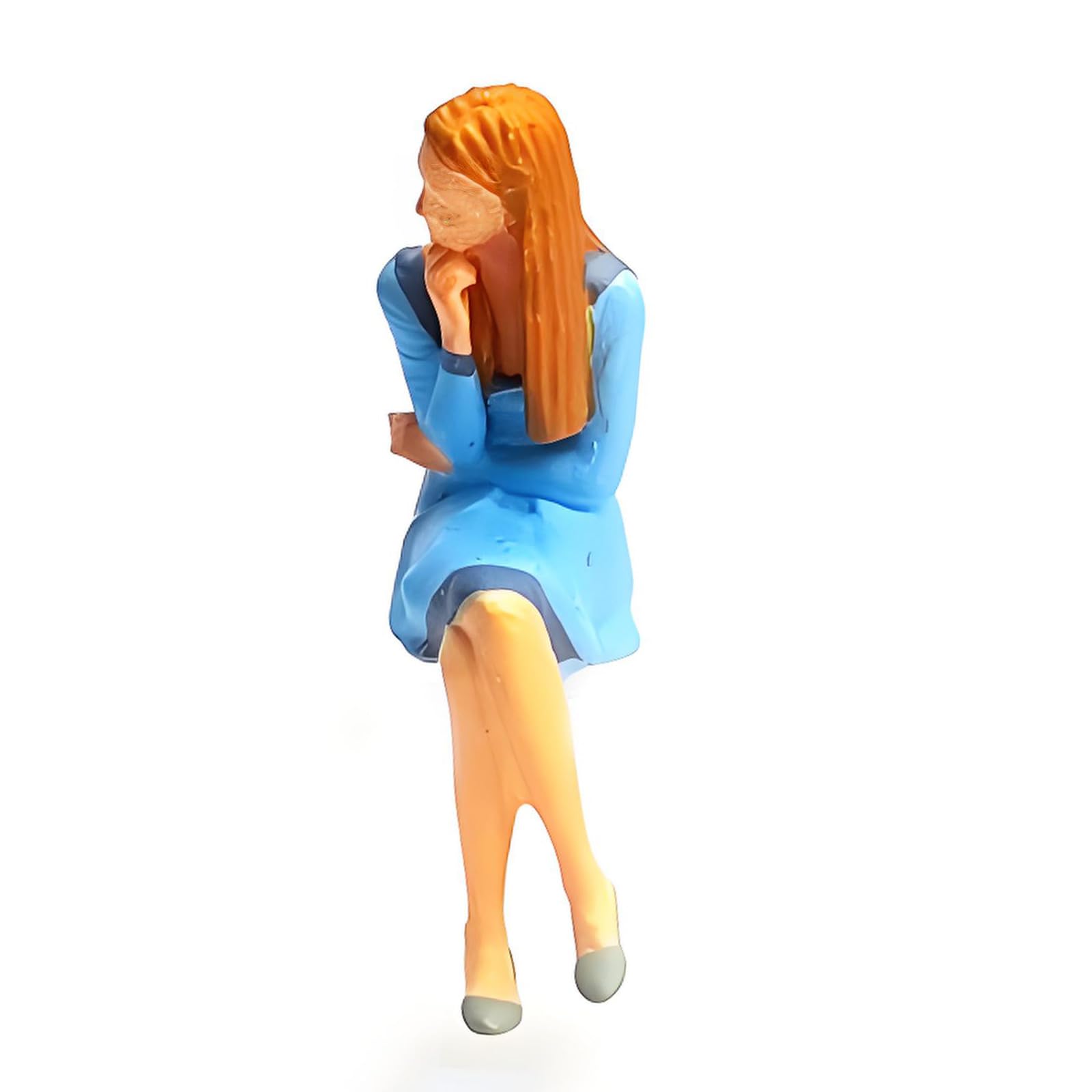 FGDTREE Attractive Small Resin Figurines in Seat Positions 1: 64 Tiny Human Statues Great for Terrariums & Interior Designs Decors Miniature Figurines