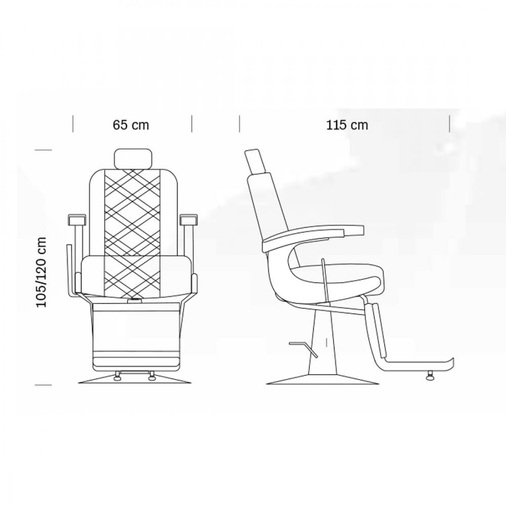 Arredamento Barber Shop con Postazione per Shampoo e Poltrona