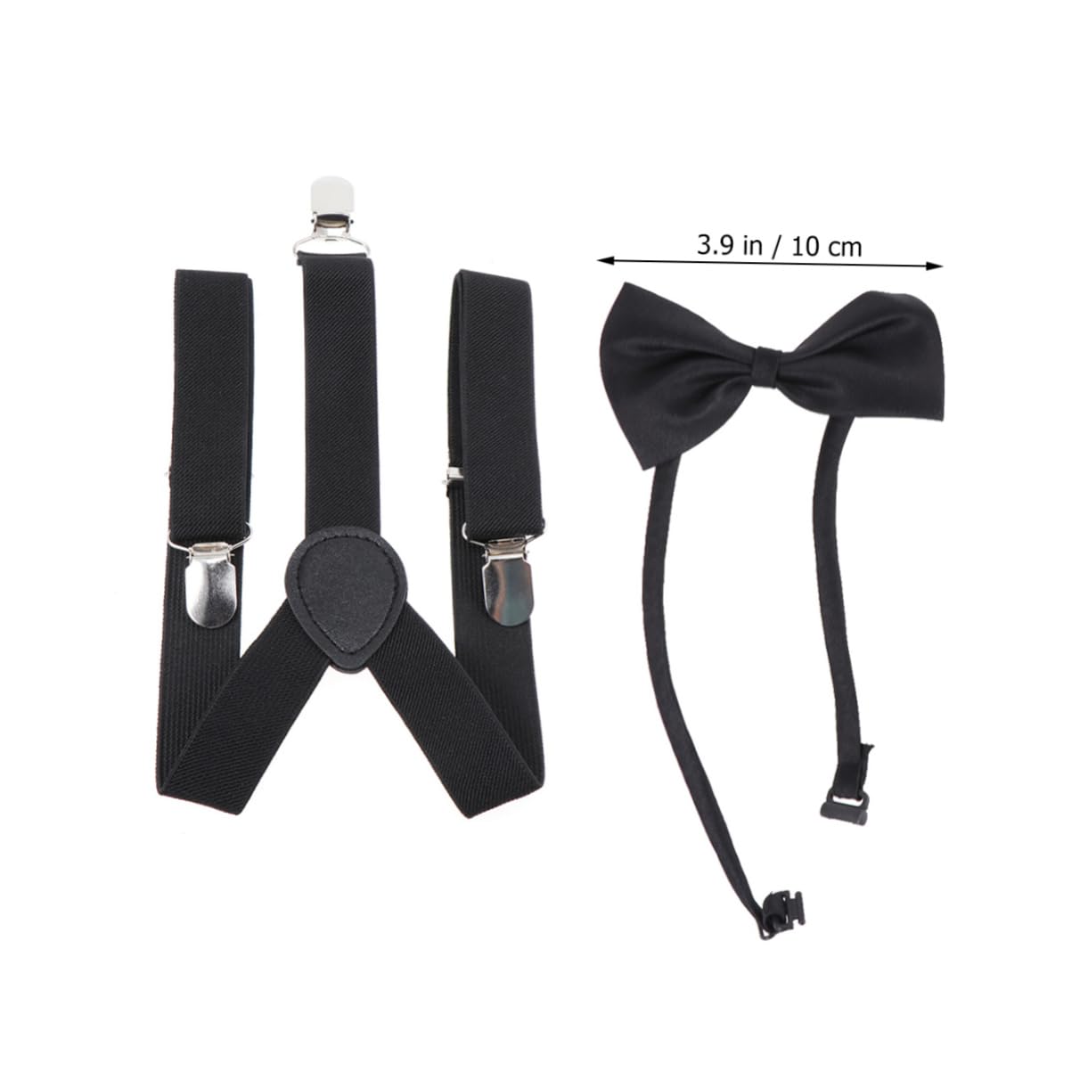 PRETYZOOM Baby Boys Boys and Girls Elastic Adjustable Suspenders Bowtie Set for Party and Girls Bow Tie Suspender Set Academy Style Party Accessory