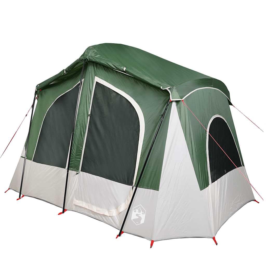 Tienda de campaña Cabaña 5 Personas Verde Impermeable